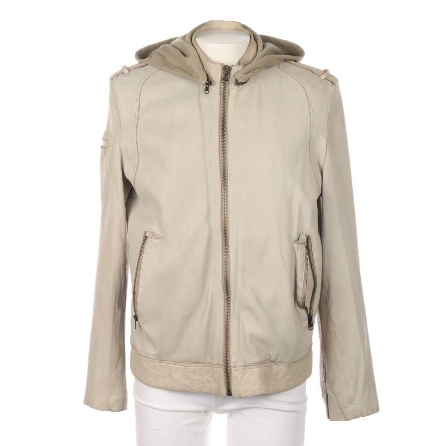 Hugo Boss Orange Lederjacke 52 Beige von Hugo Boss Orange