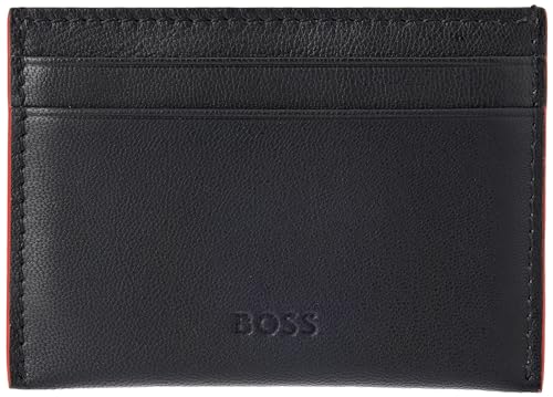 BOSS ARGON_S_Card_Holder Herren Card Holder, Black1 von BOSS