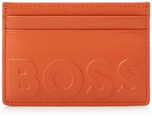 BOSS Big BD_Card case Herren Card Holder, Dark Orange801 von BOSS