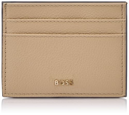 BOSS Damen Alyce Card_Holder, Light Beige von BOSS