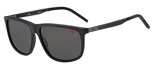 BOSS Hugo Unisex Hg 1138/s Sunglasses, 003/IR MATT Black, 58 von HUGO