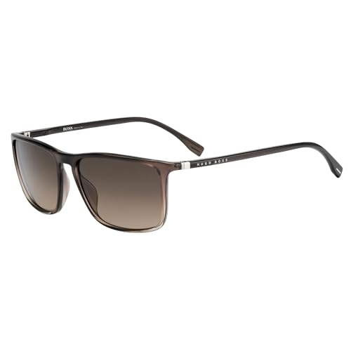 BOSS Herren 0665/S/IT Sonnenbrille, nux/braun/grau, 57/16/145 von BOSS