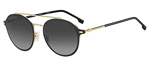 BOSS Unisex 1179/s Sunglasses, 0NZ/9O MTGOLD Black, One Size von HUGO BOSS