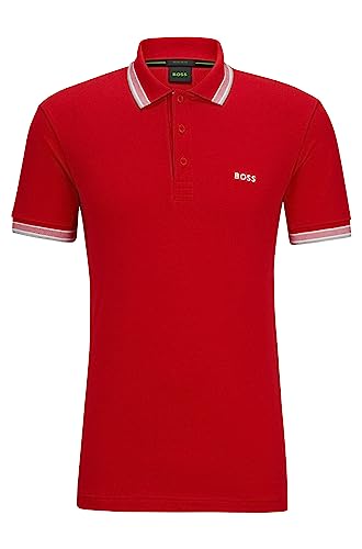BOSS Herren, Polohemd, Rot, 3XL von BOSS