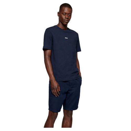BOSS Herren Tchup 10216254 01 T-Shirt, Blau, XXL EU von BOSS