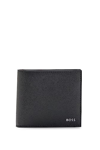 BOSS Herren Zair 8 cc Aktentasche aus recyceltem Gewebe mit Logo-Applikation Schwarz Stck von BOSS