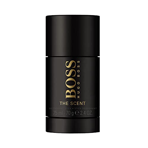 BOSS THE SCENT Deo Stick für Herren, orientalischer Duft mit Leder-Noten und Maninka-Frucht für verführerische Männer, 75ml von HUGO BOSS