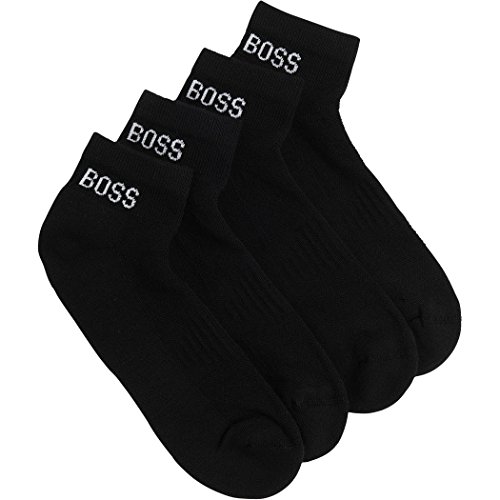 Hugo Boss 6P Herren Sport Sneaker Socken Farbe 001 6 x schwarz 43-46 Baumwolle mit Elasthan von BOSS