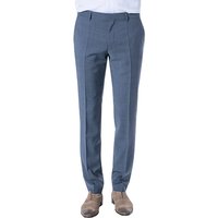 HUGO BOSS Herren Hose blau Schurwolle kariert Slim Fit von Hugo Boss