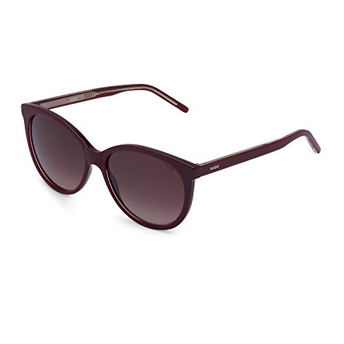 HUGO Damen HG 1006/S Sonnenbrille, Burgundy pink, 56 von Hugo Boss