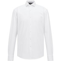 BOSS Hemd in Minimalstruktur, Performance Stretch, Regular Fit von Boss