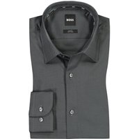 BOSS Hemd in diagonaler Struktur, Slim Fit in 44S von Boss