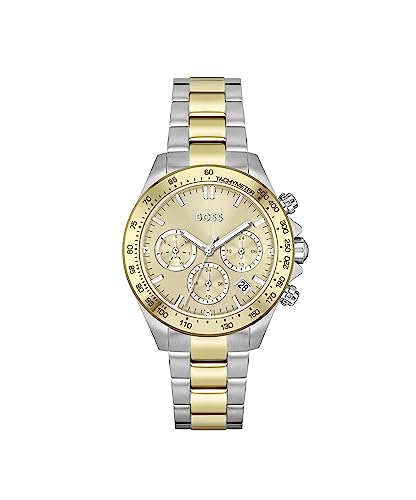 BOSS Multi Zifferblatt Quarz Uhr für Damen mit Zweifarbiges Edelstahlarmband - 1502618 von BOSS