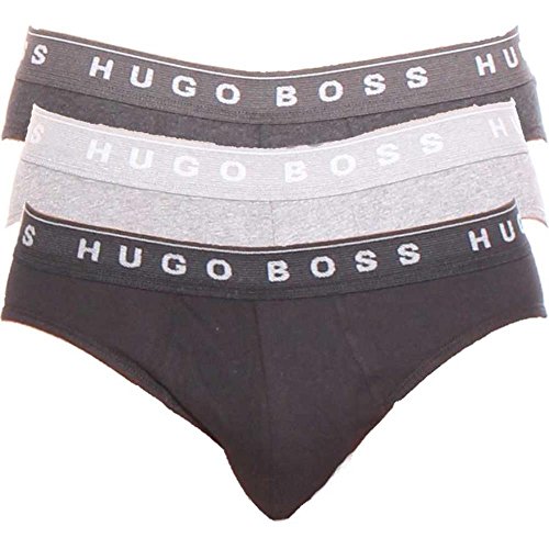 BOSS Herren Brief 10145963 01Brief, Cobreve Cobrief 3p Us Co Slip, Anthrazit/Schwarz/Dunkelgrau, Large von BOSS