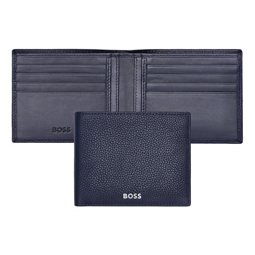 Hugo Boss Classic Grained Card Case Dark Blue von HUGO BOSS