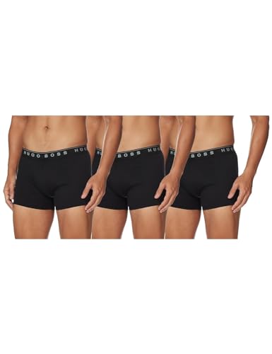 BOSS Herren 3er-Pack Shorts aus Stretch-Baumwolle mit normaler Passform Badehose, New Black, XX-Large von BOSS