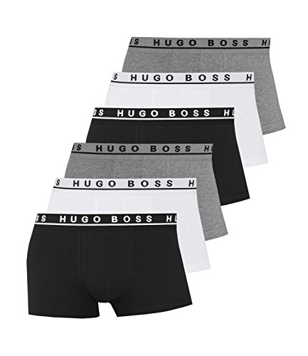 HUGO BOSS Herren Boxershorts Unterhosen 10146061 50325403 6er Pack, Wäschegröße:2XL;Artikel:-999 Mix von HUGO BOSS