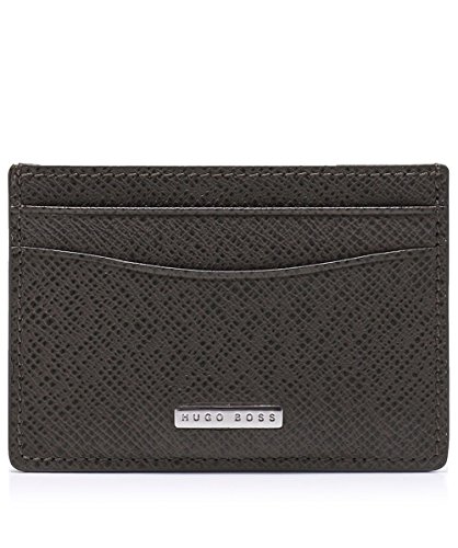 Hugo Boss Kreditkarten Etui Signature_Scard, Grey von Hugo Boss