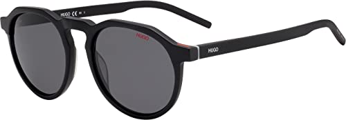 HUGO Herren HG 1087/S Sonnenbrille, Matte Black, 52 von HUGO