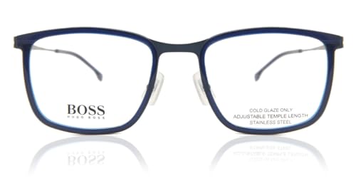 Hugo Boss Unisex Boss 1243 Sunglasses, IPQ/21 MTTBLU Blue, 55 von Hugo Boss