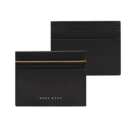 Hugo Boss Unisex Gear Reisezubehör-Kartenhüllen für Reisende, Schwarz/Gelb von HUGO BOSS