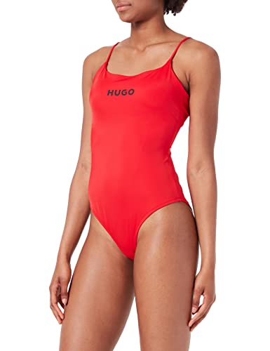 Hugo Damen Swimsuit Pure Badeanzug, Open Pink693, L von Hugo Boss