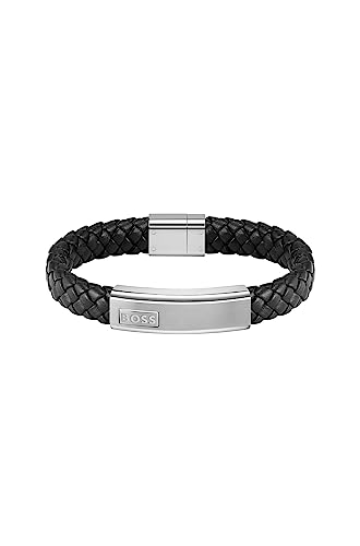 BOSS Jewelry Armband für Herren Kollektion LANDER Schwarz - 1580178M von BOSS