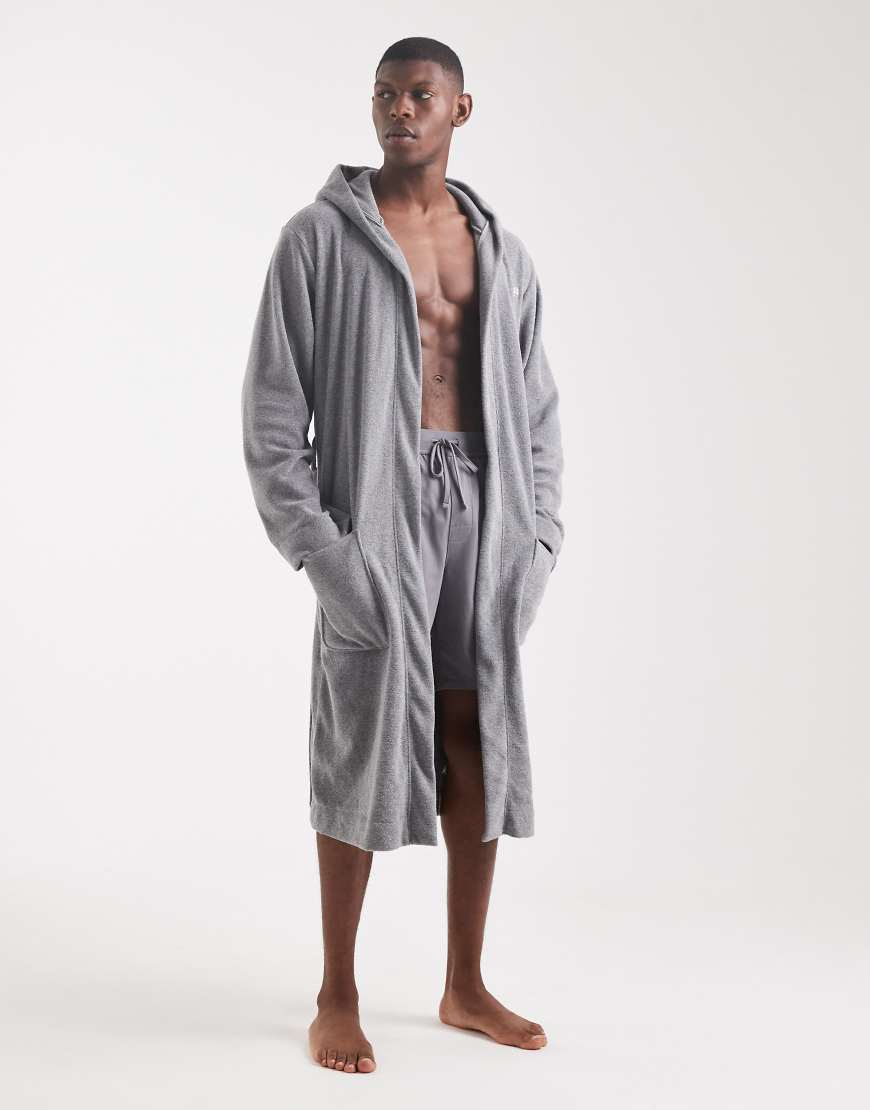 BOSS Bodywear - Frottee-Bademantel in Grau von Hugo Red