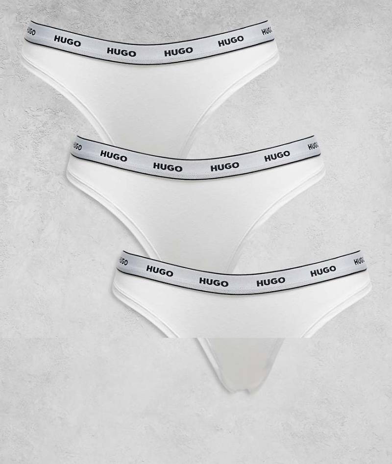 HUGO Red - 3er-Pack Tangas in Weiß von Hugo Red