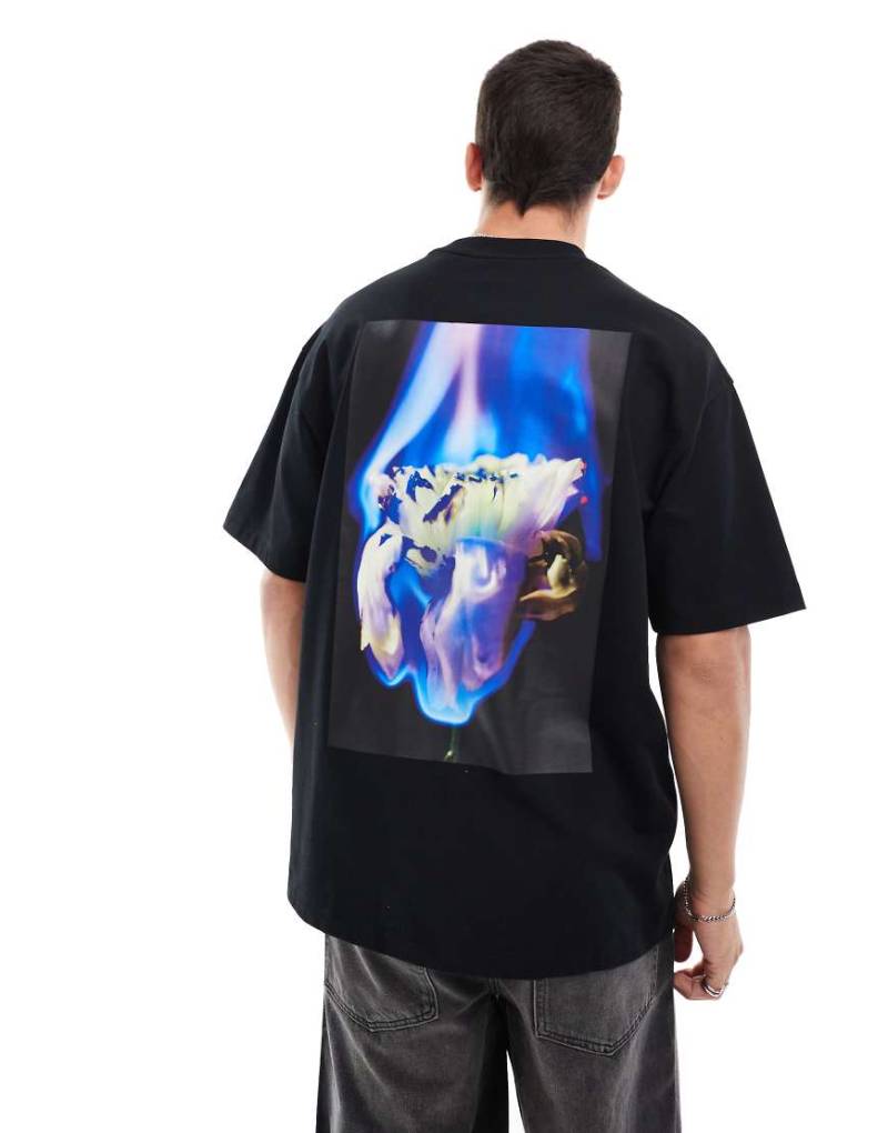 HUGO Red - Dflofire - T-Shirt in Schwarz von Hugo Red