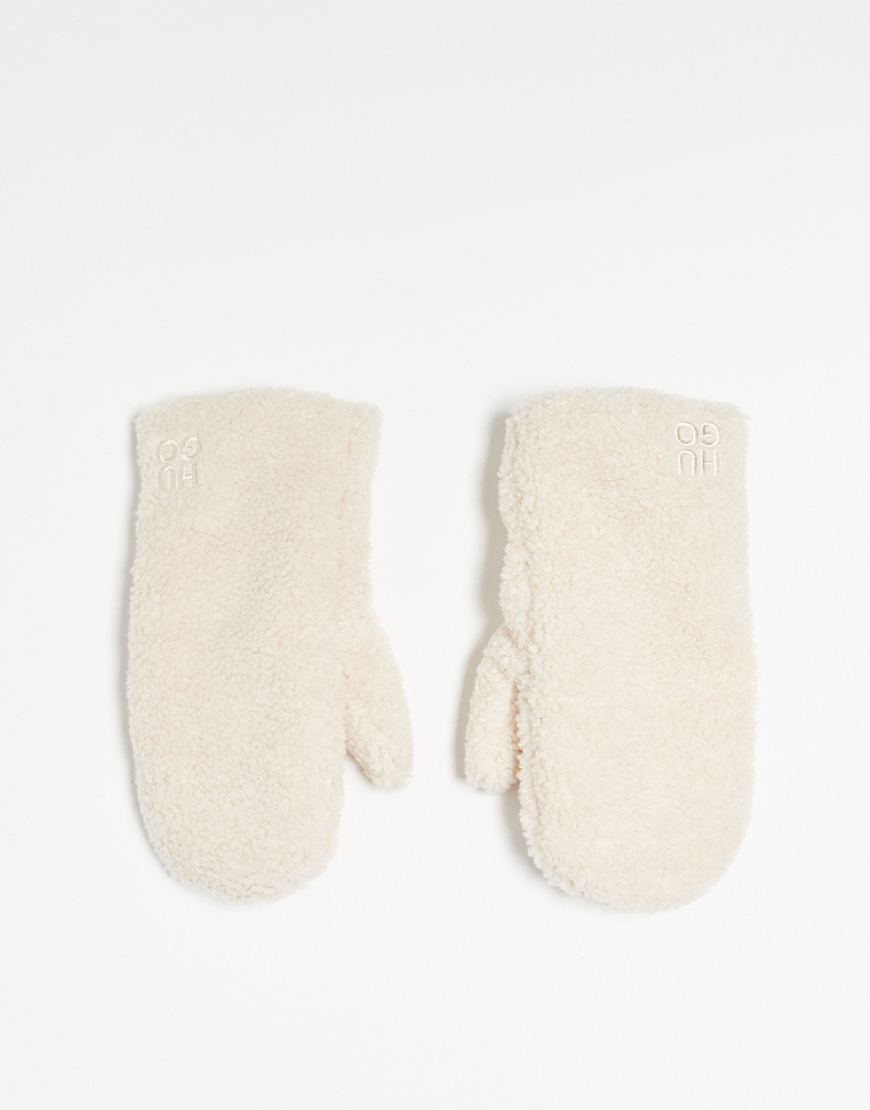 HUGO Red - Fäustlinge in Weiß von Hugo Red