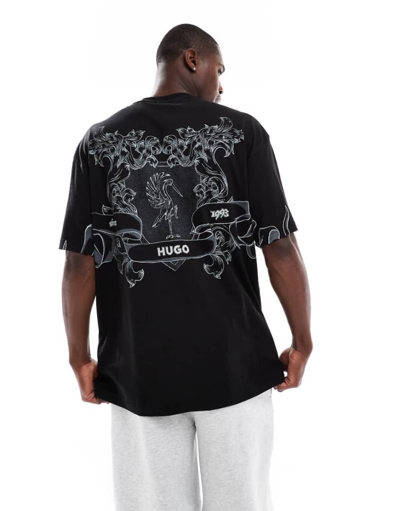 Hugo Red - Duarms - T-Shirt in Schwarz von Hugo Red