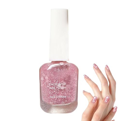 Nagellack-Set, abziehbarer Nagellack, schnell trocknend, kein Backen, ungiftig, auf Wasserbasis, sicherer Nagellack, hochglänzender, klarer Nagellack für Frauen und Mädchen von Hugsweet