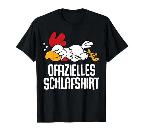 Offizielles Schlafshirt Herren Huhn Henne Lustig Geschenk T-Shirt Offizielles Schlafshirt Herren Huhn Henne Lustig Geschenk T-Shirt von Huhn Fun Shirt Schlafshirt Damen Lustige T-Shirts