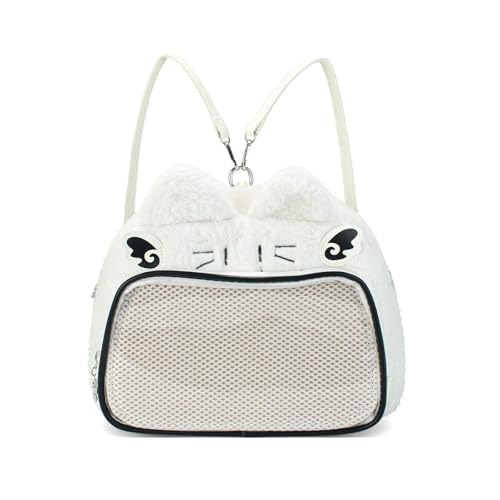 HuiYStar Kawaii Furry Ita Bag Rucksack Süße Katze Schulter Crossbody Taschen Mehrzweck Pin Display mit Einsatz von HuiYStar