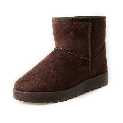 Huicai Damen Große Größe Schneestiefel Winter eben Plus Samt Warm Schuhe von Huicai