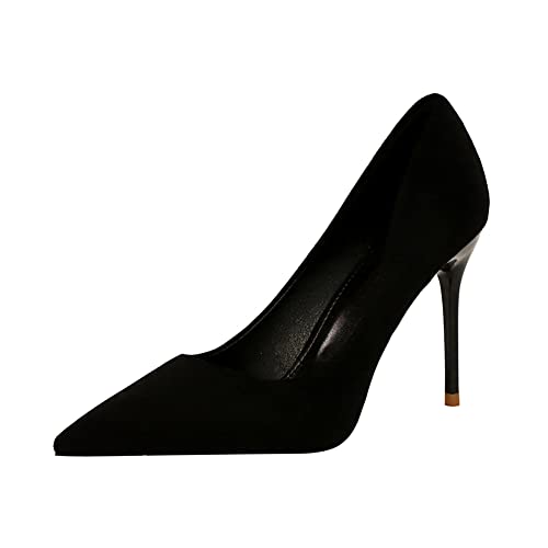 Huicai Damen Klassische Spitzschuh Stiletto High Heels Pumps Schuhe für Party Abend Hochzeit Party Arbeit High Heels Pumps von Huicai