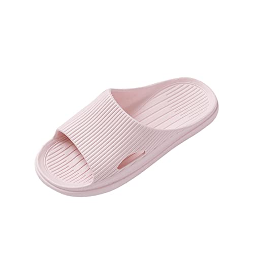 Hausschuhe Damen Herren Super Weich Sandalen Mit Schnalle Dicken Eva Schlappen Rutschfeste Badelatschen Für Stand Badeschlappen Leicht Cozy Slides Bequem Sommer Unisex Schuhe Breite Füße Damen von Huihong