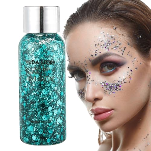 Flüssiger Glitzer-Lidschatten, Schnell trocknende Sparkle-Lidschatten-Flüssigkeit, Erzeugt wirkungsvolles Schönheits-Make-up für Mädchen zum Geburtstag, zur Maskerade, zu Festivals, am Abend Hujinkan von Hujinkan