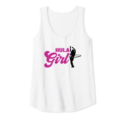 Damen Hula Girl Hula Hoop Reifen Tanzen Sport Hooping Fitness Hoop Hula Tank Top von Hula Hoop Gift For Hooping Fans Fitness Hoop Sport