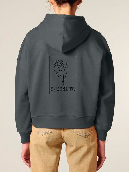 Human Family Bio Damen-Hoodie „Relax – Simple Beauty“ von Human Family