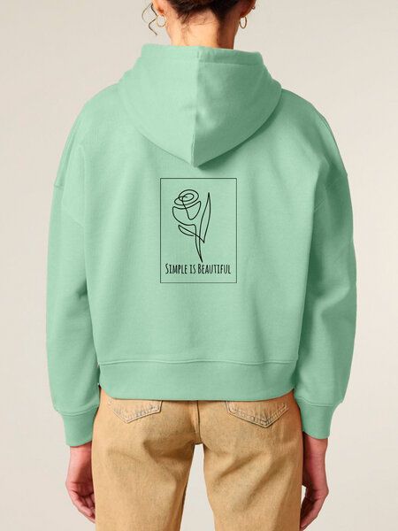 Human Family Bio Damen-Hoodie „Relax – Simple Beauty“ von Human Family