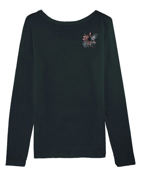 Human Family Bio Damen Longsleeve Shirt - Have Fun "Flower" von Human Family
