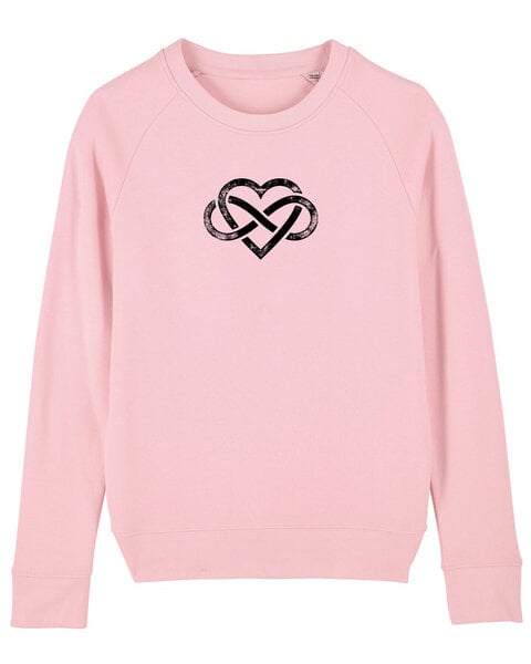 Human Family Bio Damen Rundhals Sweatshirt "Feel - Endless Love" - in 7 Farben von Human Family