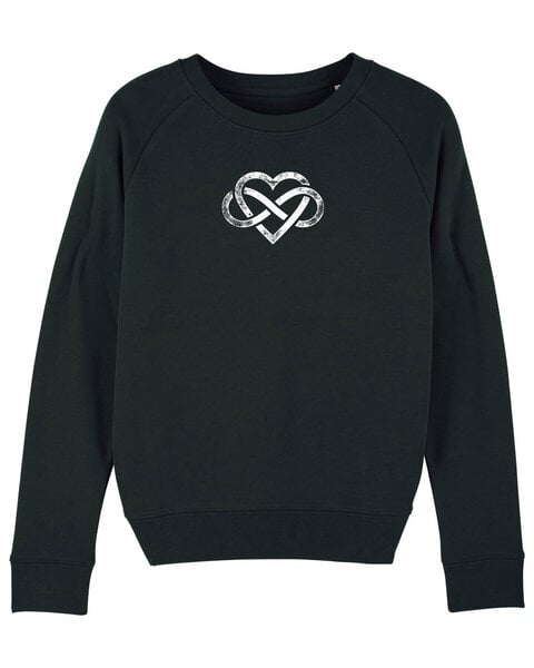 Human Family Bio Damen Rundhals Sweatshirt "Feel - Endless Love" - in 7 Farben von Human Family