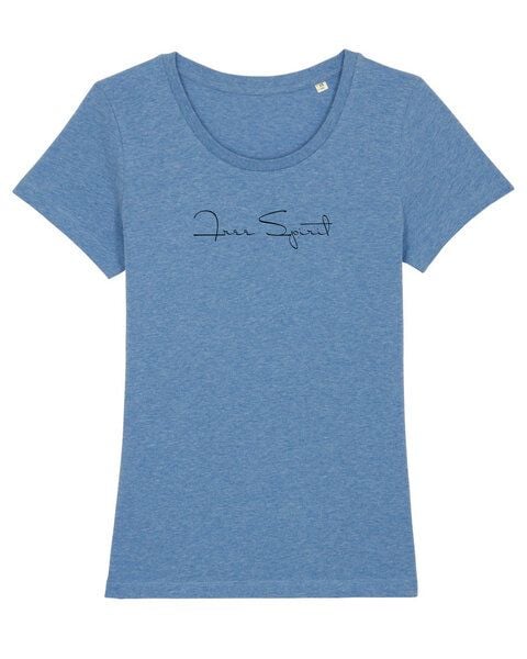 Human Family Bio Damen Rundhals T-Shirt "Amare - Free Spirit" von Human Family