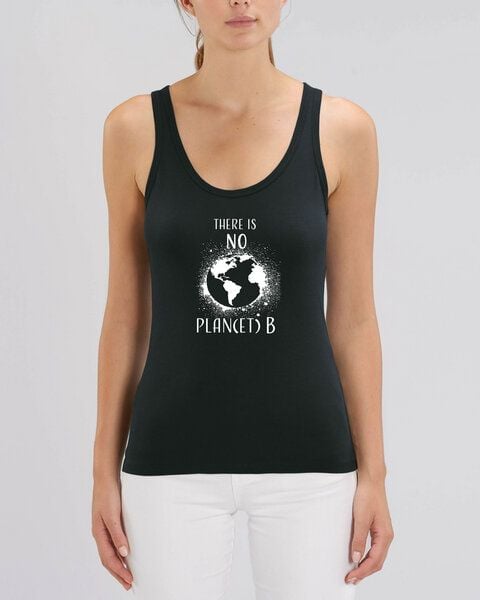 Human Family Bio Damen Sommer Tanktop - Glow "No Planet B" - weitere Farben von Human Family