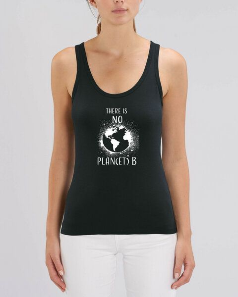 Human Family Bio Damen Sommer Tanktop - Glow "No Planet B" - weitere Farben von Human Family