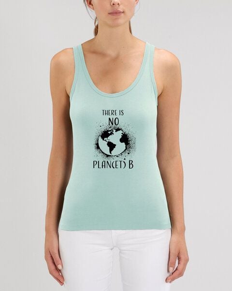 Human Family Bio Damen Sommer Tanktop - Glow "No Planet B" - weitere Farben von Human Family