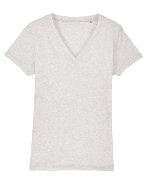 Human Family Bio Damen T-Shirt mit V-Ausschnitt "Evolution - Geo Questionmark" von Human Family